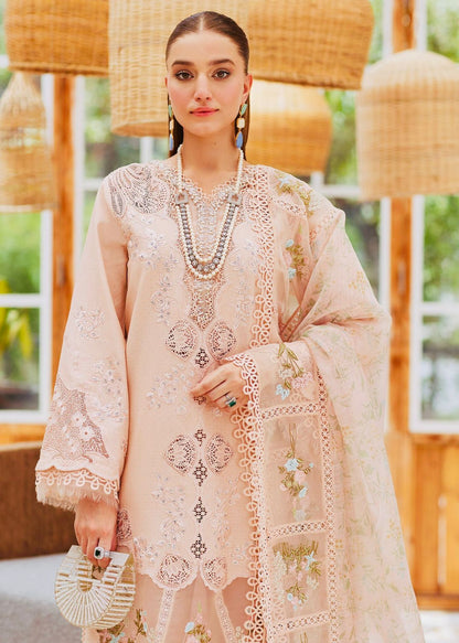 Maria B 3 Pc Embroidered luxury ready to wear Dupatta