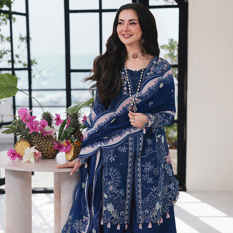 MARIA B LUXURY LAWN COLLECTION 3 PC WITH READY TO WEAR DUPATTA