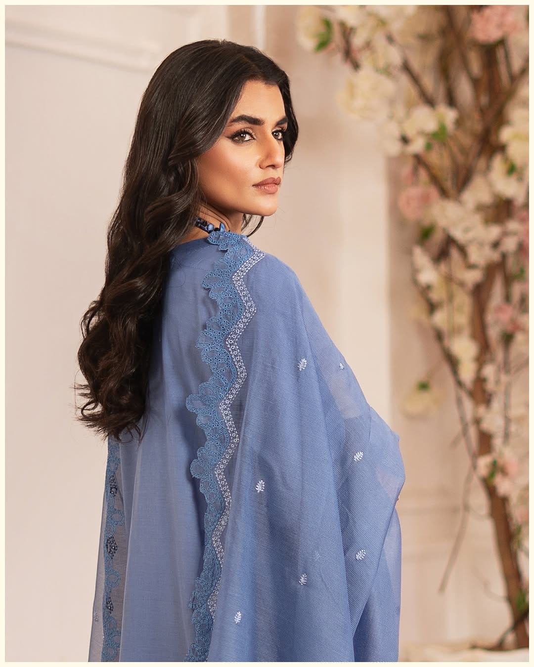 RAJBARI LAWN 3 PC EMBROIDERED