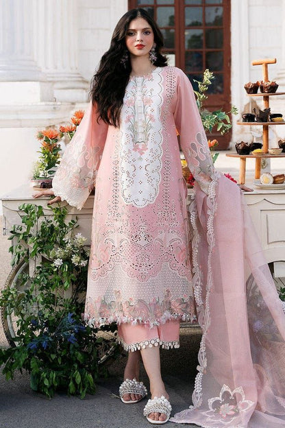 BIN ILYAS LUXURY LAWN 3 PC WITH EMBROIDERED DUAPPTA
