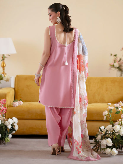 MAHNUR ORIGINAL LAWN BY EMBER 3 PC WITH SOFT SILK DUPATA
