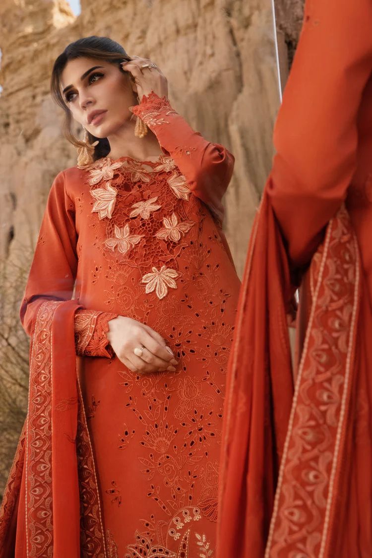 RANG RASIYA LUXURY EMBROIDERED 3PC WITH EMBROIDERED DUPATTA