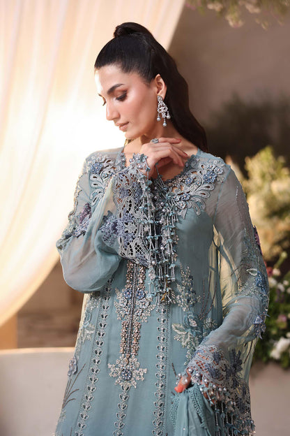 MARIA B LUXURY CHIFFON EMBROIDERED 3 PC WITH EMBROIDERED DUPPATA