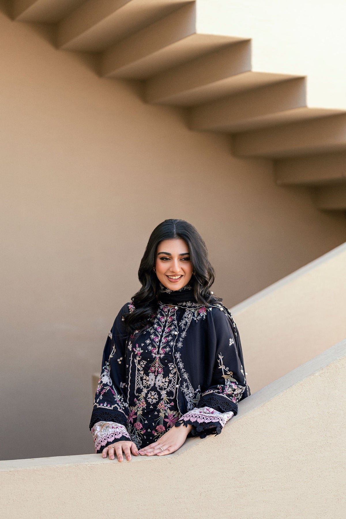 FLORENT LAWN EMBROIDERED 3 PC WITH EMBROIDERED DUPATTA