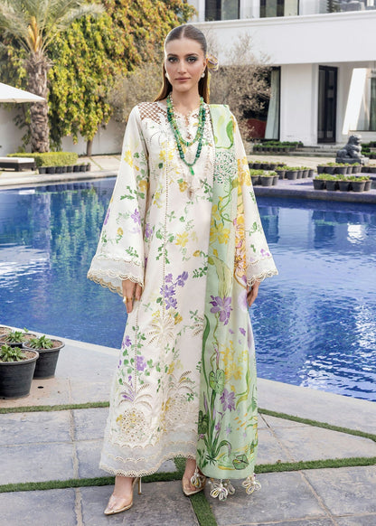 CRIMSON LUXURY LAWN EMBROIDERED 3 PC WITH SOFT DUPATTA