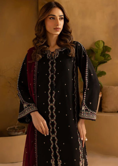 BATIK LAWN EMBROIDERED 3 PC WITH EMBROIDERED DUAPPTA