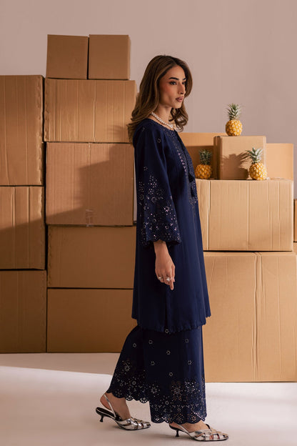 BATIK LAWN 2 PC SEQUENCE EMBROIDERED WITH EMBROIDERED TROUSER