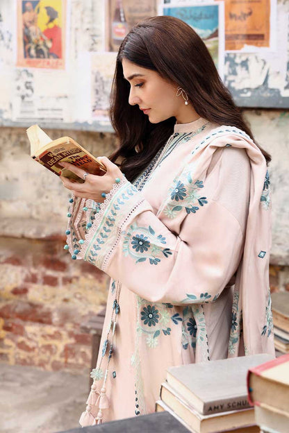 BAREEZE LAWN 3 PC WITH EMBROIDERED DUPATTA