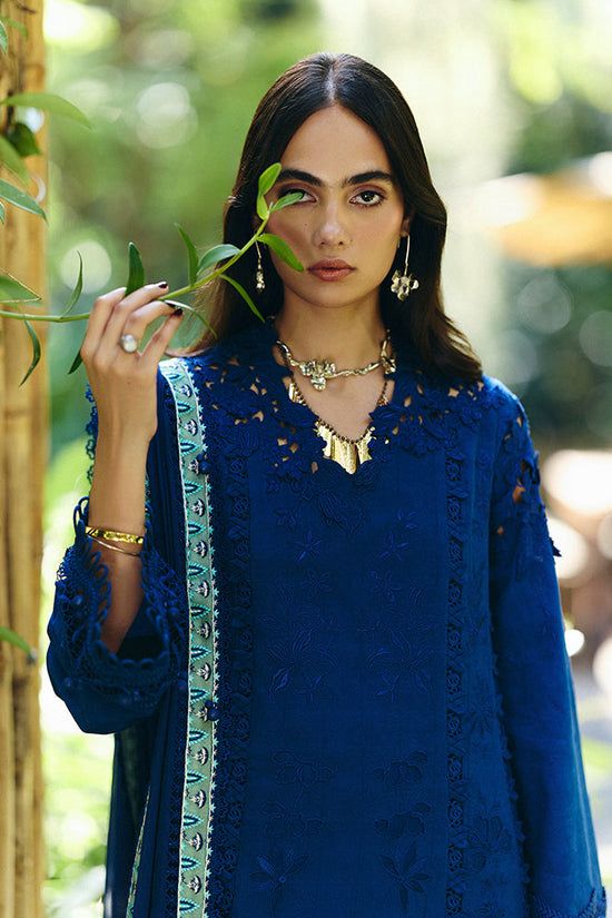 SUFFUSE-3PC LAWN EMBROIDERED SHIRT WITH EMBROIDERED DUPATA