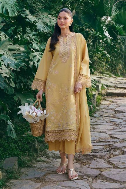 GARNET LAWN 3 PC WITH EMBROIDERED DUPATA