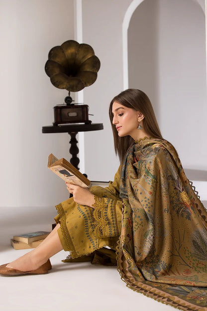 SOBIA NAZIR LAWN EMBROIDERED 3 PC WITH SOFT DUPATTA