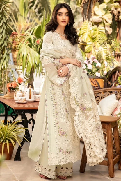 ELAF LUXURY LAWN EMBROIDERED 3 PC WITH EMBROIDERED DUPPATA