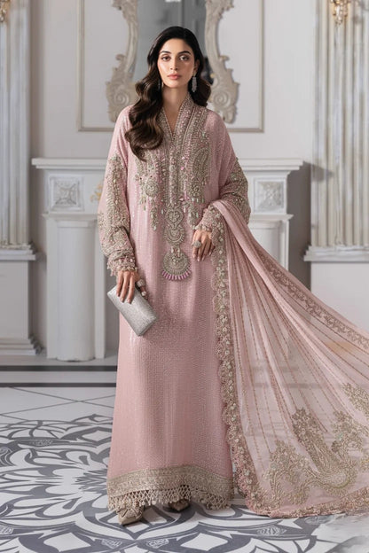 MARIA B LUXURY CHIFFON EMBROIDERED 3 PC WITH EMBROIDERED DUPPATA