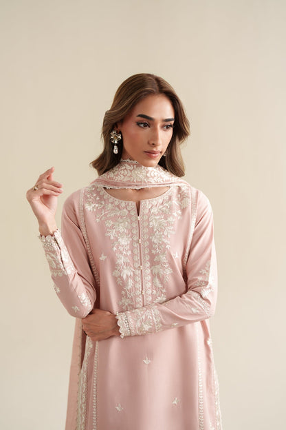 ZAIB LUXURY LAWN EMBROIDERED 3 PC WITH EMBROIDERED DUPPATA