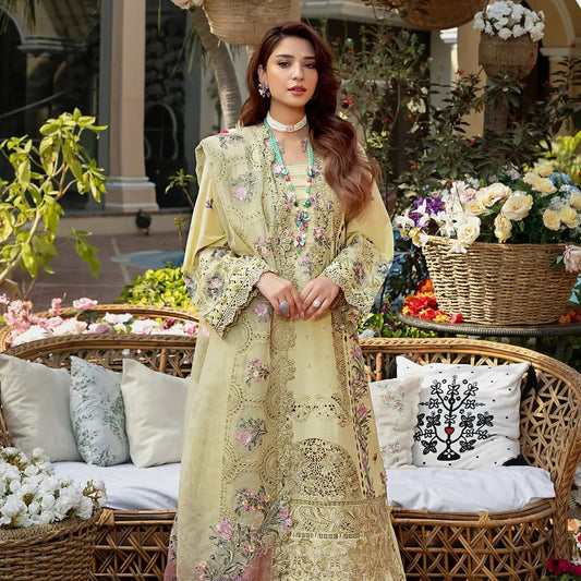 ELAF LUXURY LAWN 3 PC EMBROIDERED WITH EMBROIDERED DUAPPTA