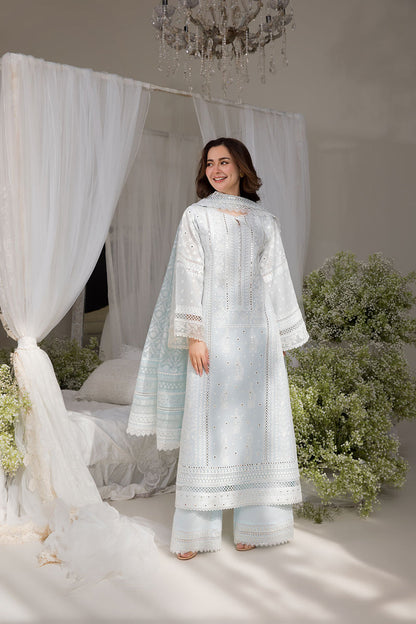 SOBIA NAZIR LAWN EMBROIDERED MOST ELEGANT 3 PC WITH EMBROIDERED DUPATTA