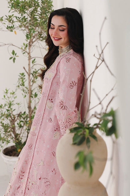 QALAMKAR LUXURY LAWN EMBROIDERED 3 PC WITH SOFT DUPATTA