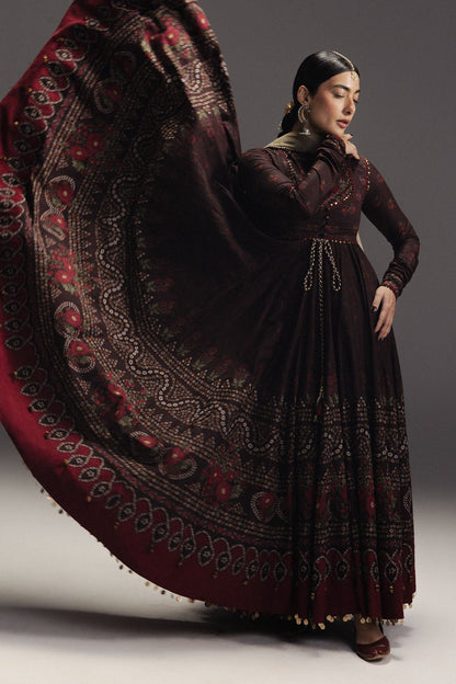 ZARA SHAH JHAN LUXURY LAWN FROCK WITH ELEGANT SOFT DUPATTA