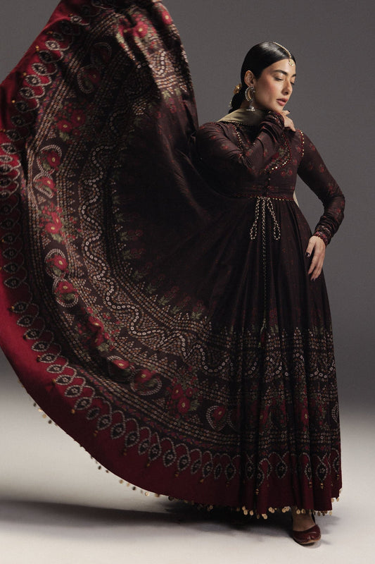 ZARA SHAH JHAN LUXURY LAWN FROCK WITH ELEGANT SOFT DUPATTA