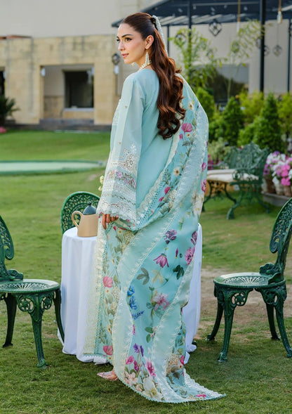 ELAF LUXURY LAWN 3 PC WITH READY EMBROIDERED DUAPPTA