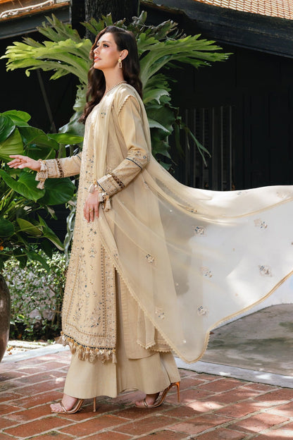 ETHNIC 3 PC LAWN LUXURY EMBROIDERED DUPATTA