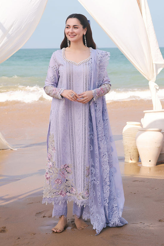 QALAMKAR LAWN LUXURY EMBROIDERED 3 PC