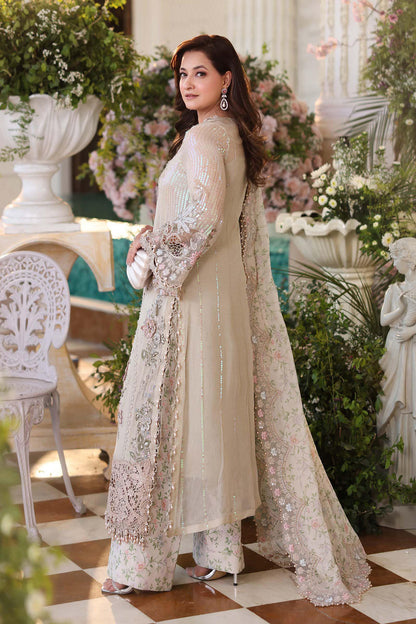 MARIA B LUXURY CHIFFON EMBROIDERED 3 PC WITH EMBROIDERED DUPPATA