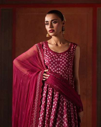 FAIZA SAQLAIN LAWN LUXURY FROCK WITH EMBROIDERED DUPPATA