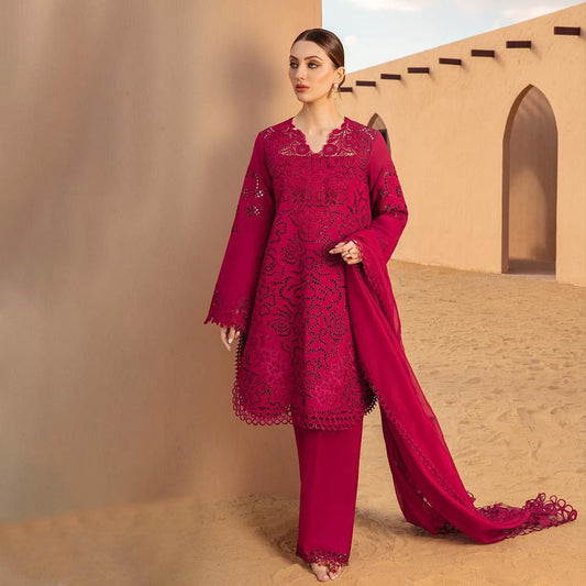 RANG RASIYA LUXURY  EMBROIDERED 3PC WITH EMBROIDERED DUPATTA