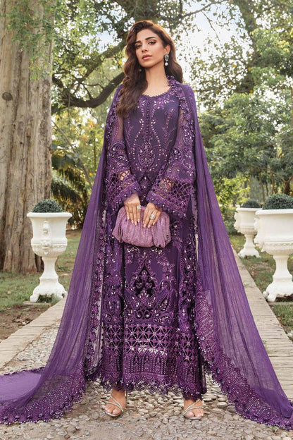 MARIA B CHIFFON LUXURY EMBROIDERED 3 PC WITH EMBROIDERED DUPPATA