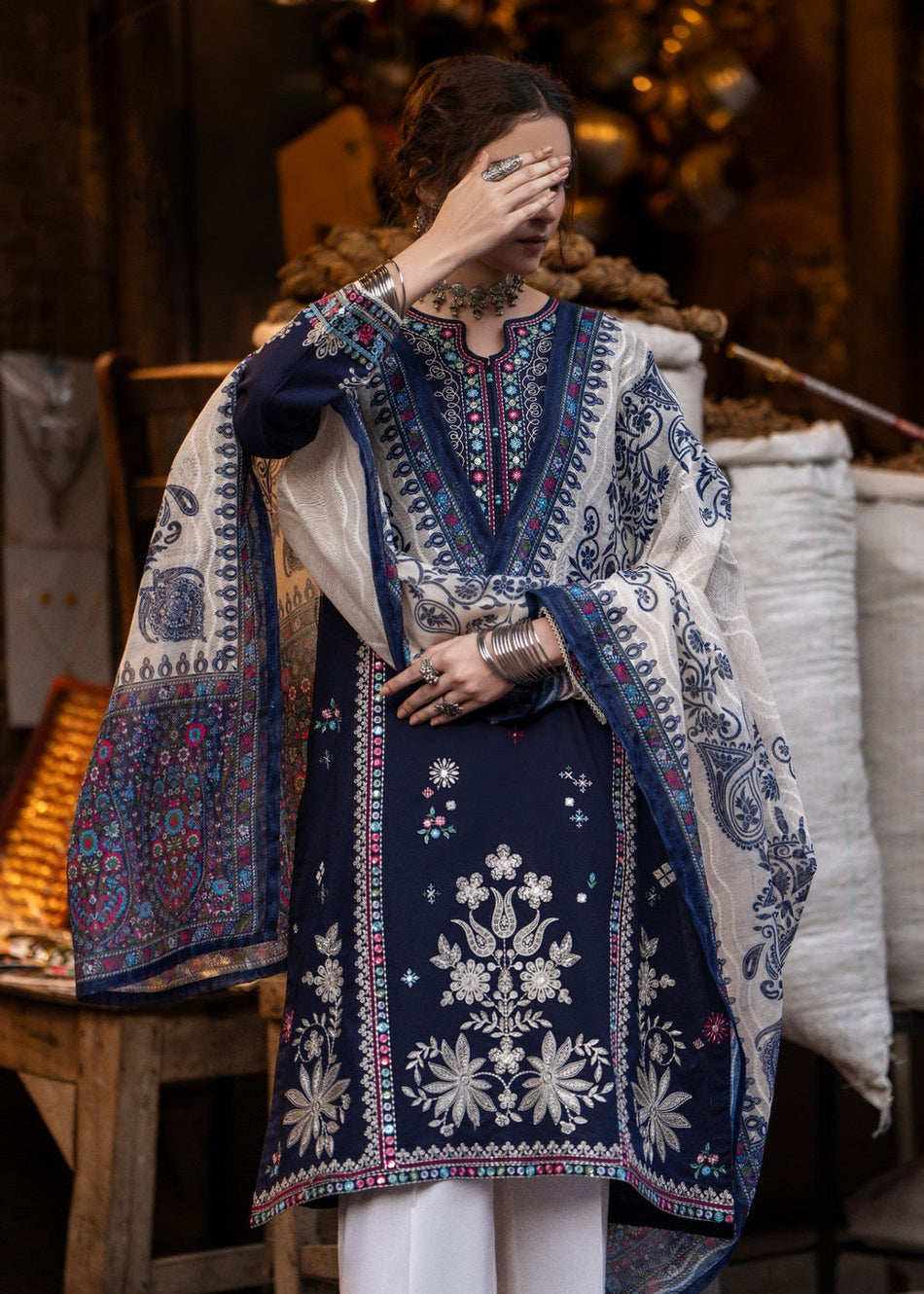 BATIK LAWN 3 PC MOST ELEGANT DESIGN