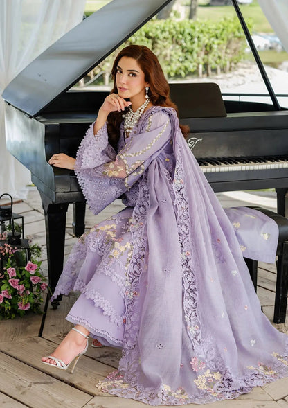 MARIA B LUXURY LAWN 3 PC EMBROIDERD WITH EMBROIDERED DUPATTA