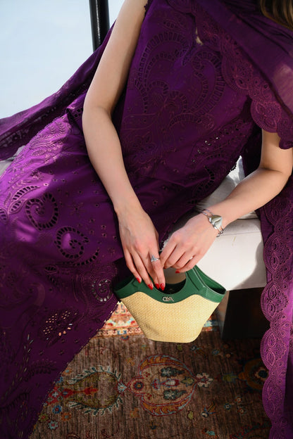ZAIB 3PC LAWN EMBROIDERED SUIT WITH READY TO WEAR EMBROIDERED DUPATTA