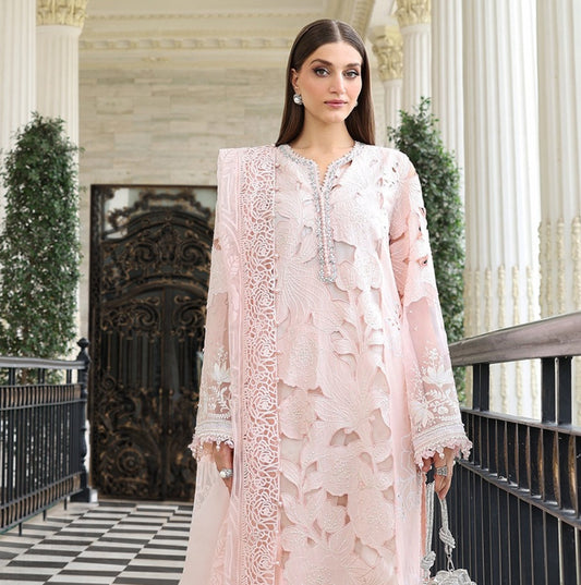 MARIA B LUXURY LAWN EMBROIDERED 3 PC WITH EMBROIDERED DUPPATA