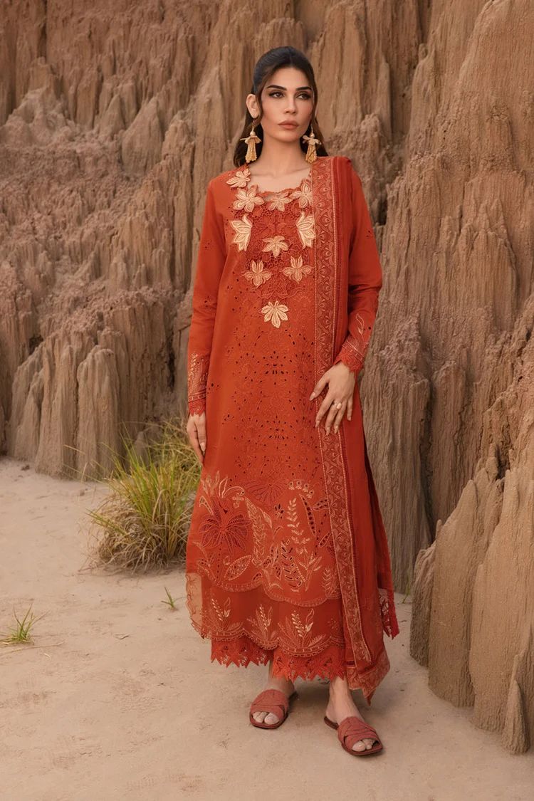 RANG RASIYA LUXURY EMBROIDERED 3PC WITH EMBROIDERED DUPATTA