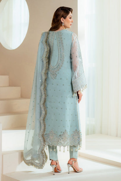 ALIZEH ORGANZA EMBROIDERED 3 PC SUIT WITH READY EMBROIDERED DUPPATA