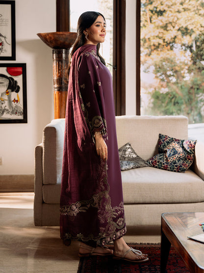 IZEL LAWN EMBROIDERED 3 PC STUNNING LOOK FOR EID WITH EMBROIDERED DUPATTA